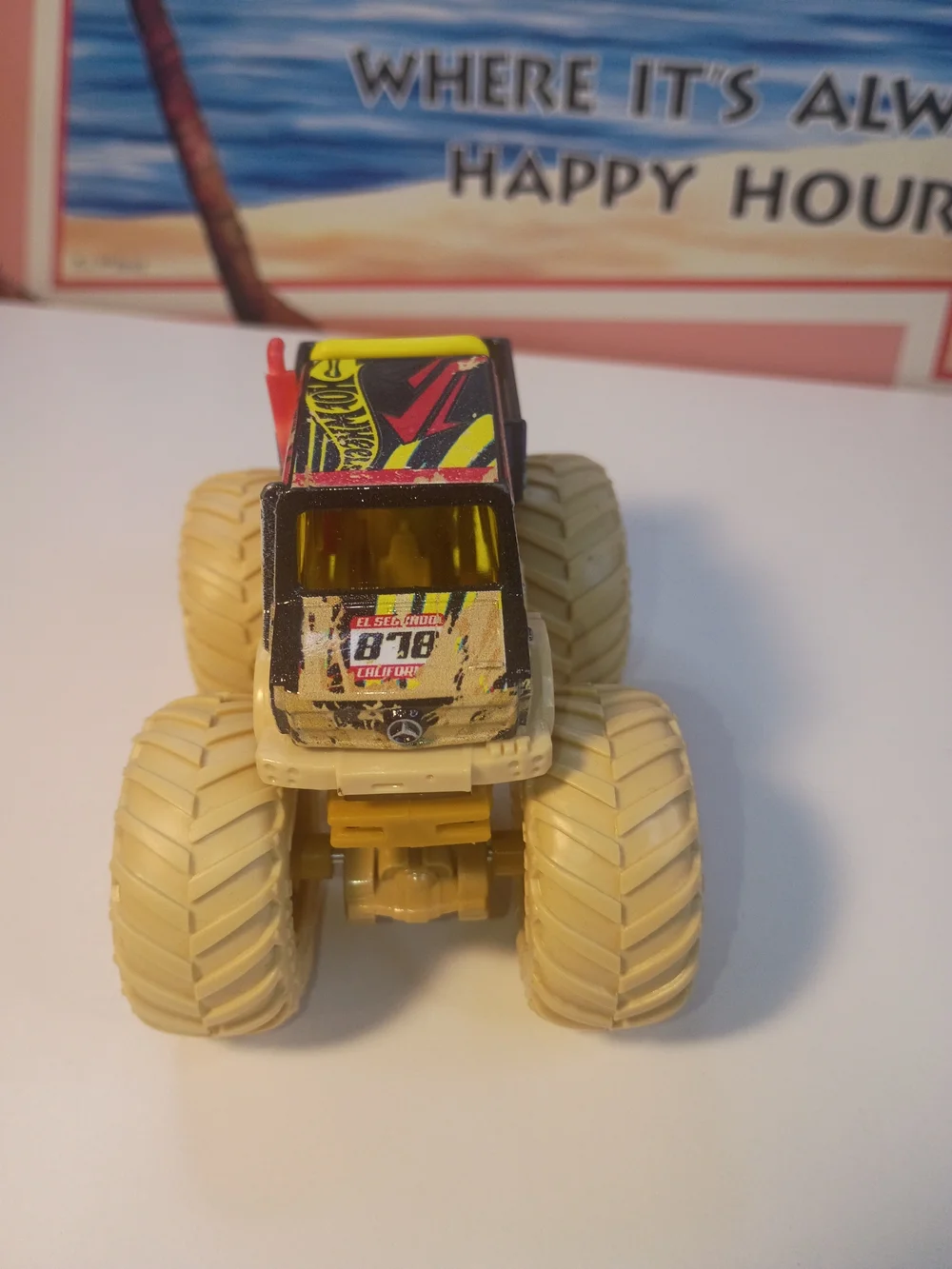 Hot Wheels Monster Truck El Segundo 878 California Mercedes 1/64 Scale